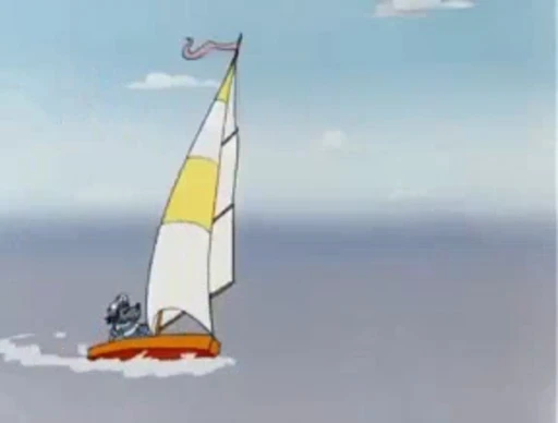 🚤 Стикер «Ну, погоди!» для Telegram