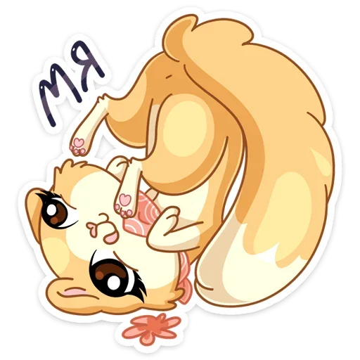 🐱 Стикер «Рыжая Нура - стиль к Нуре» для Telegram
