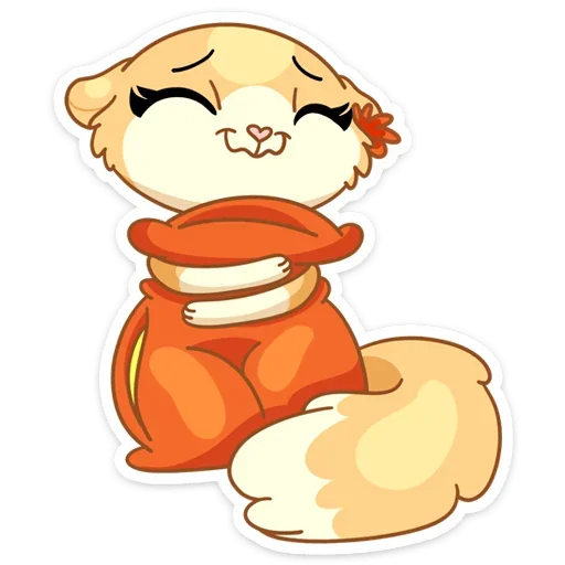 ☺️ Стикер «Рыжая Нура - стиль к Нуре» для Telegram