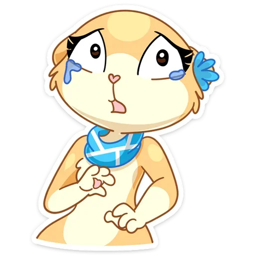 😢 Стикер «Рыжая Нура - стиль к Нуре» для Telegram