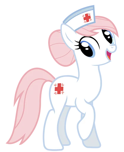 😄 Стикер «Nurse Redheart pack» для Telegram