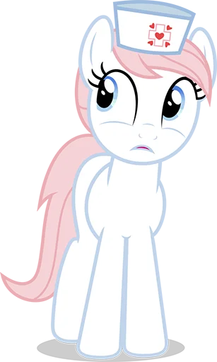 🙁 Стикер «Nurse Redheart pack» для Telegram