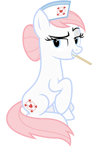 😉 Стикер «Nurse Redheart pack» для Telegram