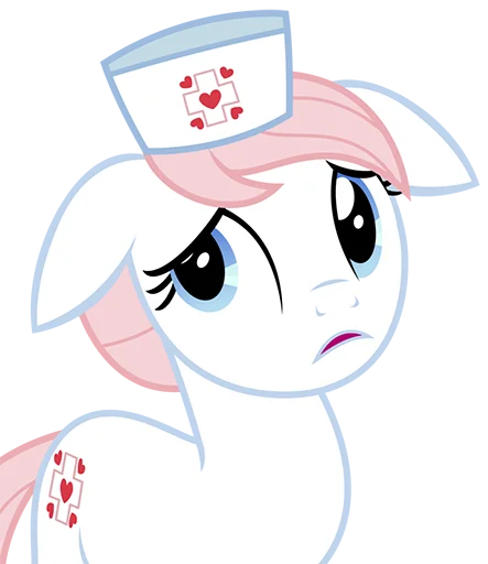 ☹️ Стикер «Nurse Redheart pack» для Telegram