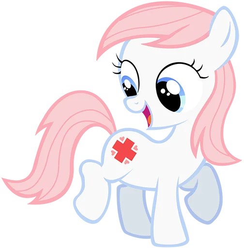 🙂 Стикер «Nurse Redheart pack» для Telegram