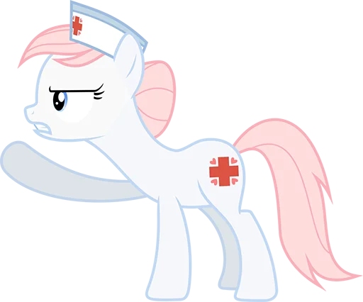 😤 Стикер «Nurse Redheart pack» для Telegram
