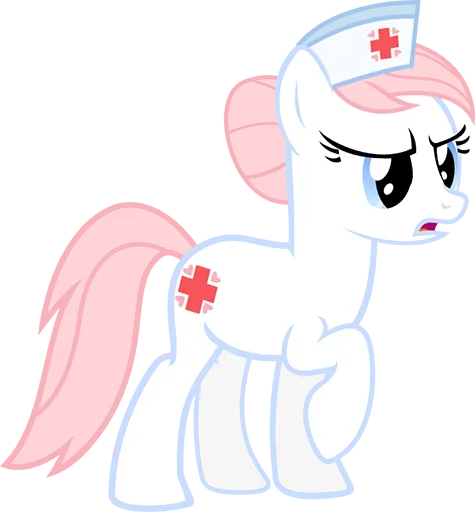 😡 Стикер «Nurse Redheart pack» для Telegram