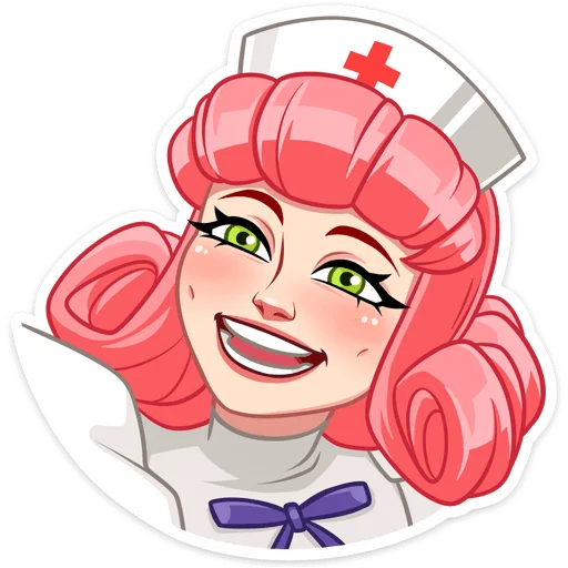 👩‍⚕ Стикер «Сестра Марта» для Telegram