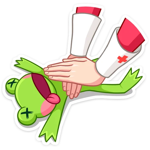 😵 Стикер «Сестра Марта» для Telegram