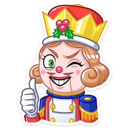 👍 Стикер «Щелкунчик» для Telegram
