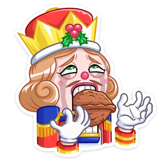 🥜 Стикер «Щелкунчик» для Telegram