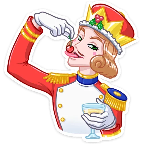 🍒 Стикер «Щелкунчик» для Telegram