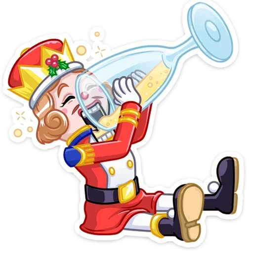🥂 Стикер «Щелкунчик» для Telegram