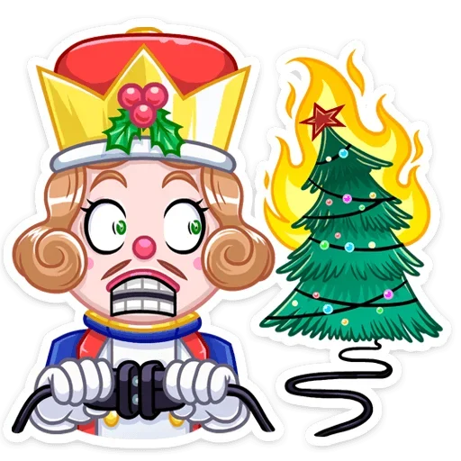 🎄 Стикер «Щелкунчик» для Telegram
