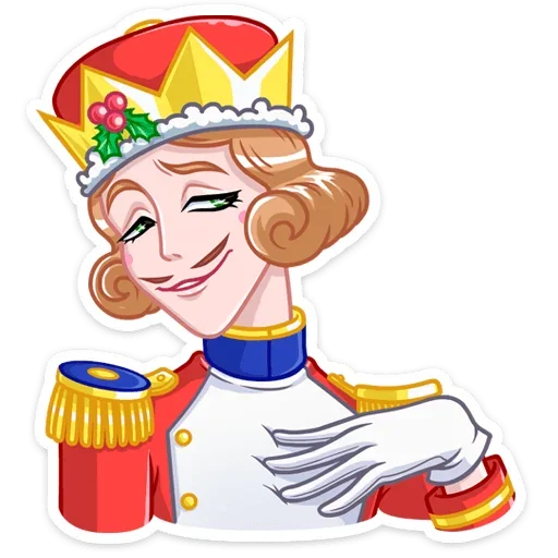 ☺️ Стикер «Щелкунчик» для Telegram