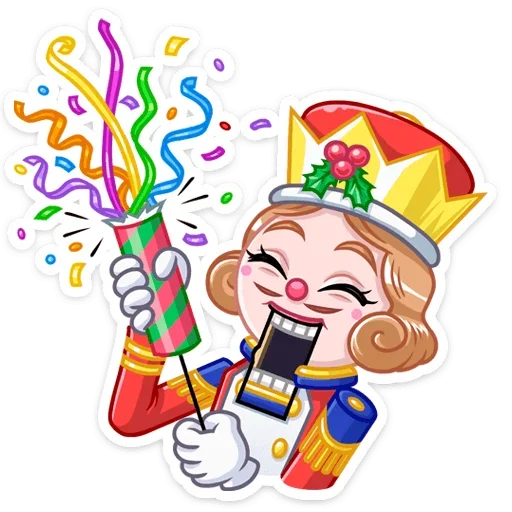 🥳 Стикер «Щелкунчик» для Telegram