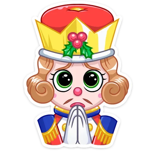 🙏 Стикер «Щелкунчик» для Telegram