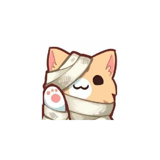 😷 Стикер «Ну типо котики» для Telegram