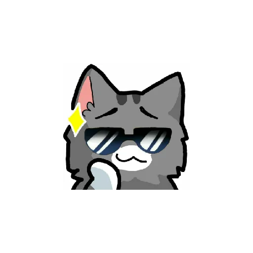 😎 Стикер «Ну типо котики» для Telegram