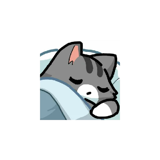 😴 Стикер «Ну типо котики» для Telegram