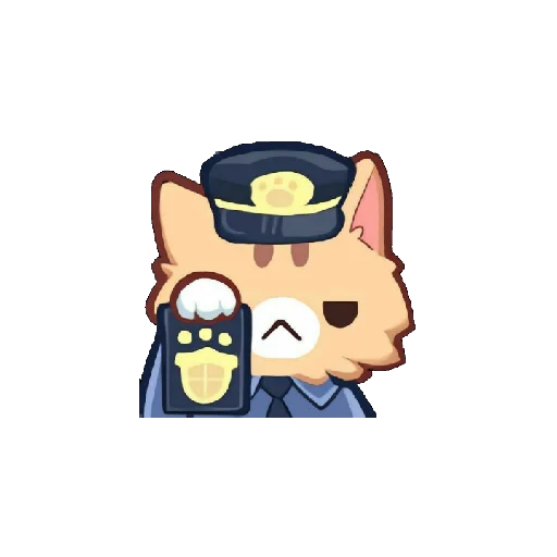 👮‍♂️ Стикер «Ну типо котики» для Telegram