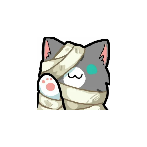 😷 Стикер «Ну типо котики» для Telegram