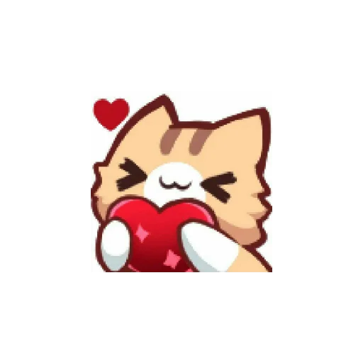 ❤️ Стикер «Ну типо котики» для Telegram