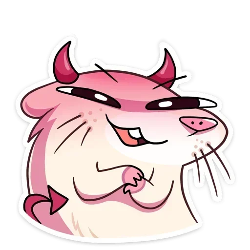 😈 Стикер «Нутри без надписей» для Telegram