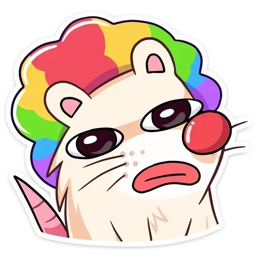 🤡 Стикер «Нутри без надписей» для Telegram