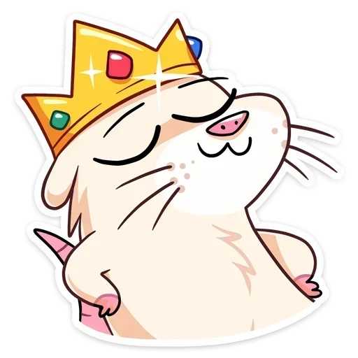 👸 Стикер «Нутри без надписей» для Telegram