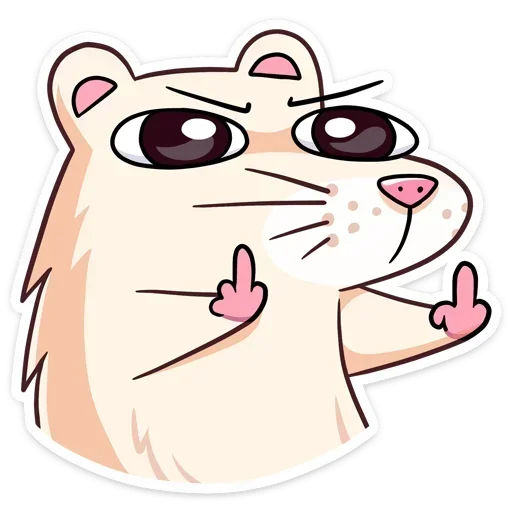🖕 Стикер «Нутри без надписей» для Telegram