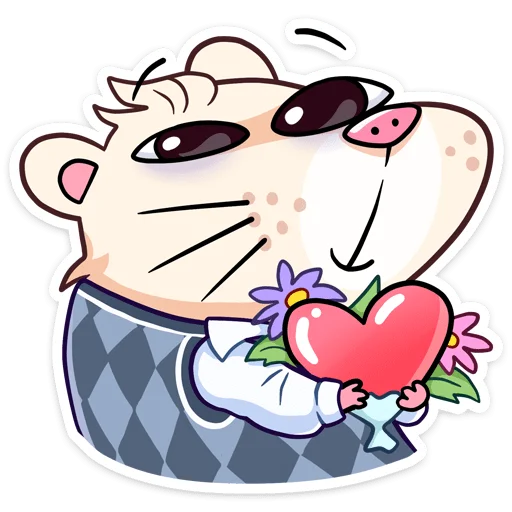 ❤️ Стикер «Нутри в школе» для Telegram
