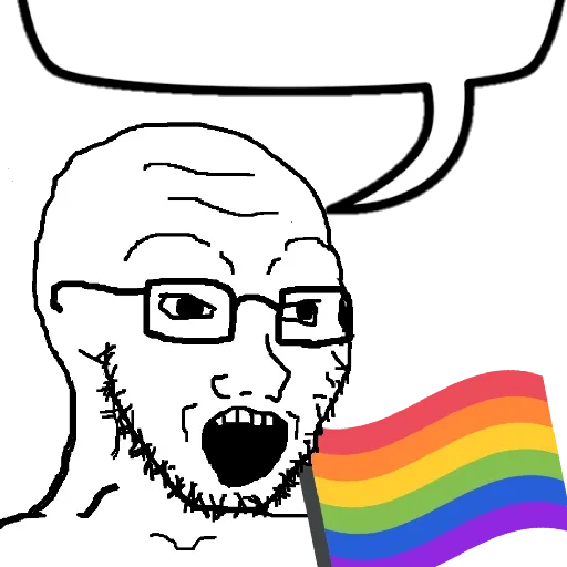 🏳‍🌈 Стикер «Chat» для Telegram