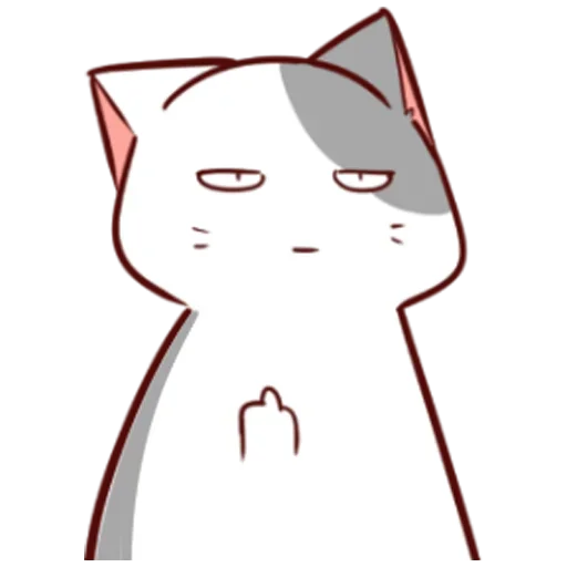 🖕 Стикер «Котик Нян ч.1» для Telegram