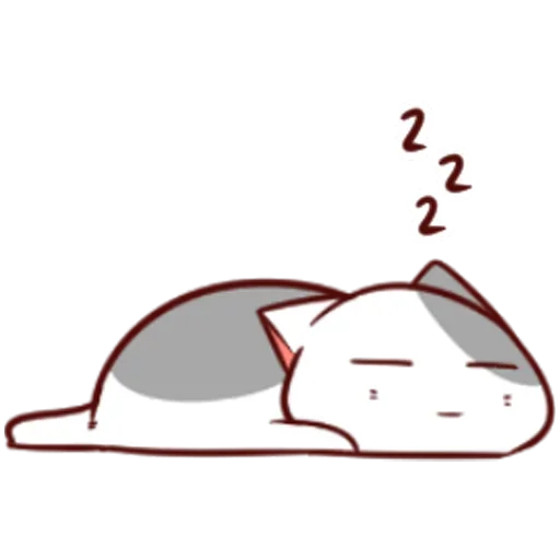 😴 Стикер «Котик Нян ч.1» для Telegram