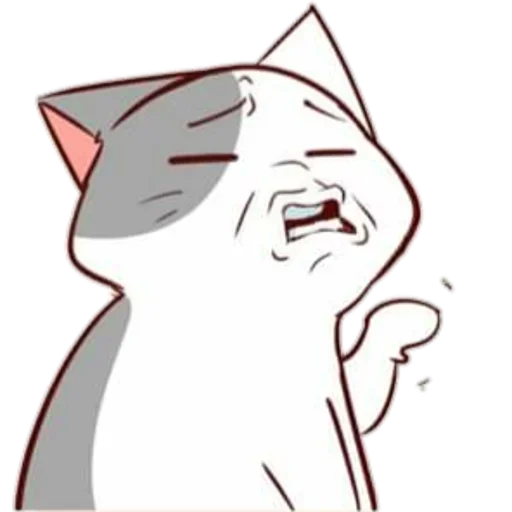 😸 Стикер «Nyangami (kmvrt)» для Telegram