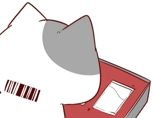 🐈 Стикер «Nyangami (kmvrt)» для Telegram