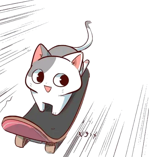 🐈 Стикер «Nyangami (kmvrt)» для Telegram