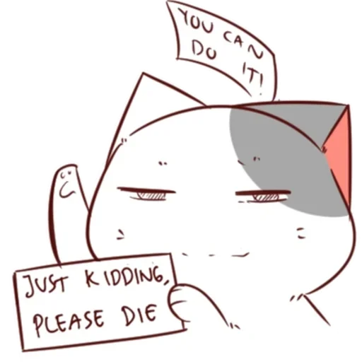 🐈 Стикер «Nyangami (kmvrt)» для Telegram