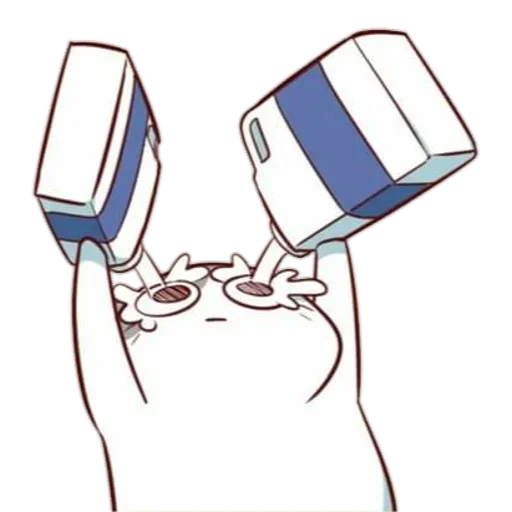😸 Стикер «Nyangami (kmvrt)» для Telegram