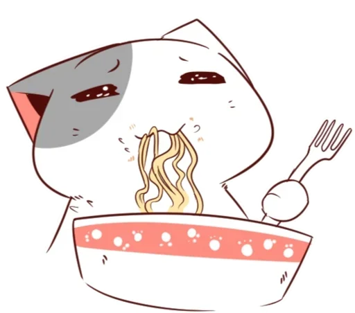 🐈 Стикер «Nyangami (kmvrt)» для Telegram