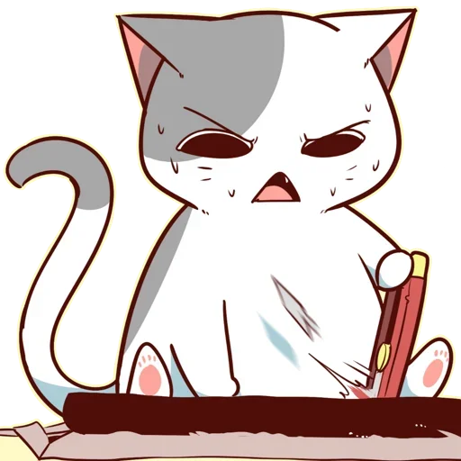 🐈 Стикер «Nyangami (kmvrt)» для Telegram