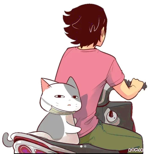 🐈 Стикер «Nyangami (kmvrt)» для Telegram