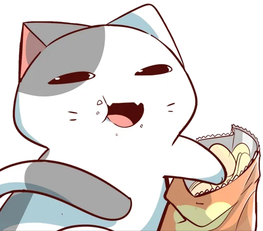 🐈 Стикер «Nyangami (kmvrt)» для Telegram