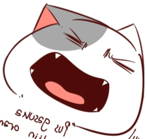 🐈 Стикер «Nyangami (kmvrt)» для Telegram