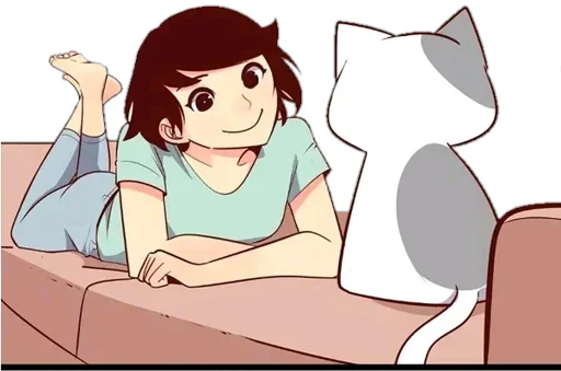 🐈 Стикер «Nyangami (kmvrt)» для Telegram