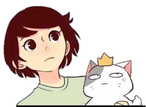 🐈 Стикер «Nyangami (kmvrt)» для Telegram