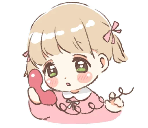 ☁️ Стикер «няша» для Telegram