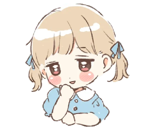 ☁️ Стикер «няша» для Telegram