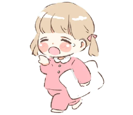 ☁️ Стикер «няша» для Telegram